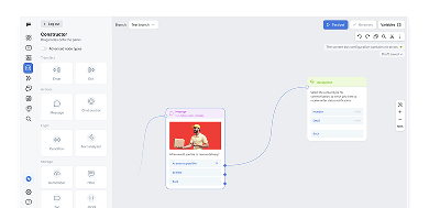 Interface screenshot — Bot Builder
